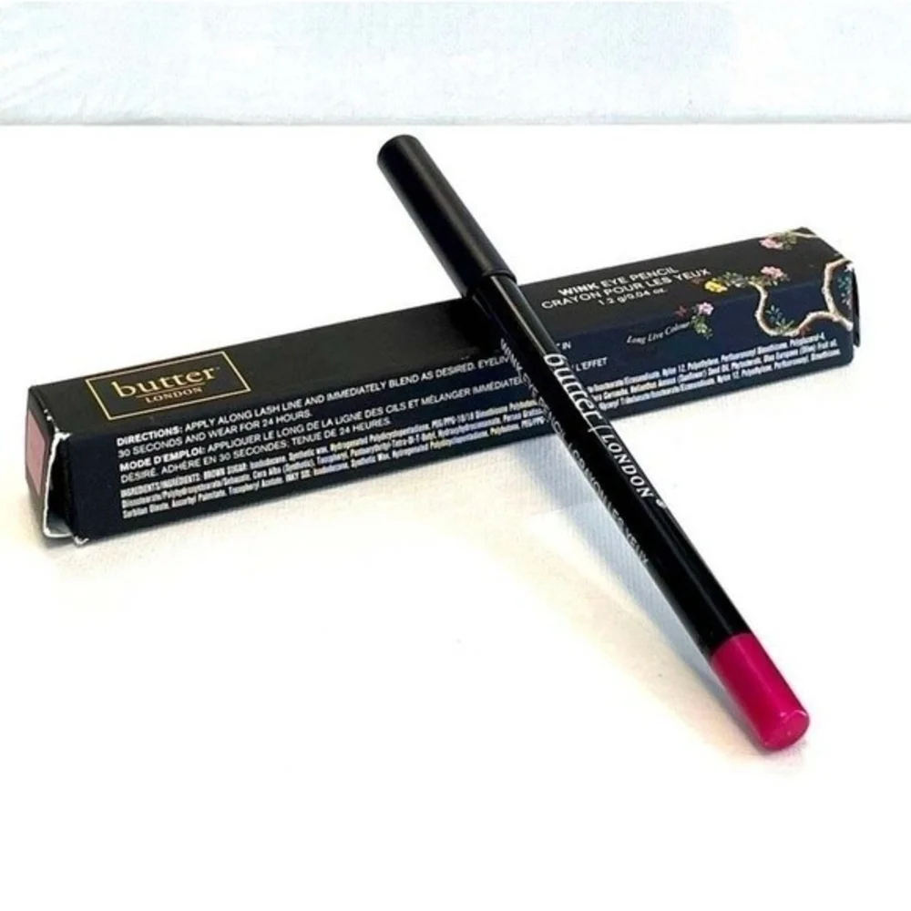 butter LONDON Wink Eye Pencil Pistol Pink Shimmer Eyeliner NIB